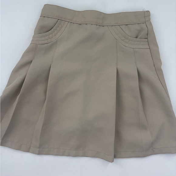 Nautica Tan School Uniform Skort - 16. - Picture 2 of 5